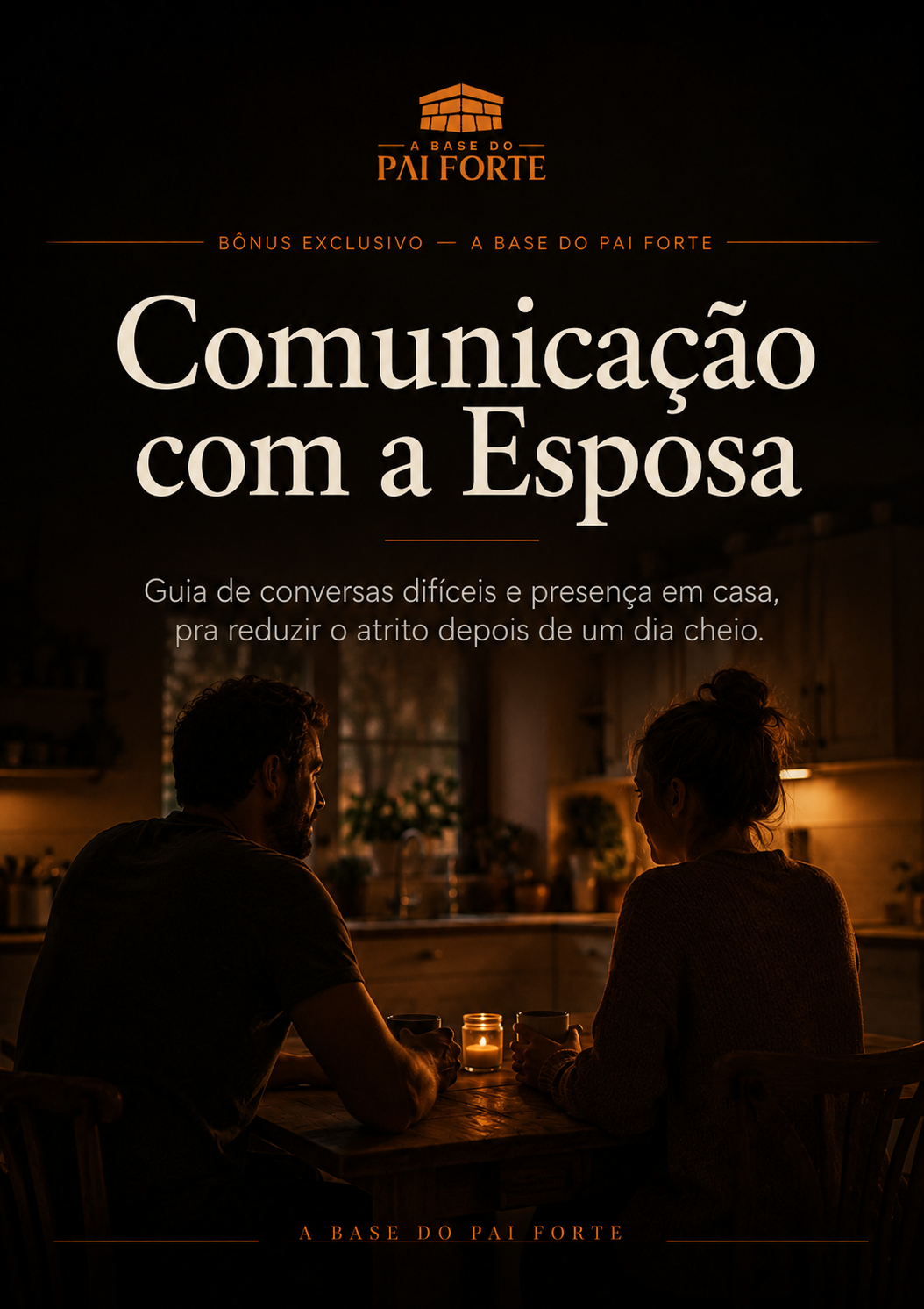 Mockup do PDF de comunicação com a esposa